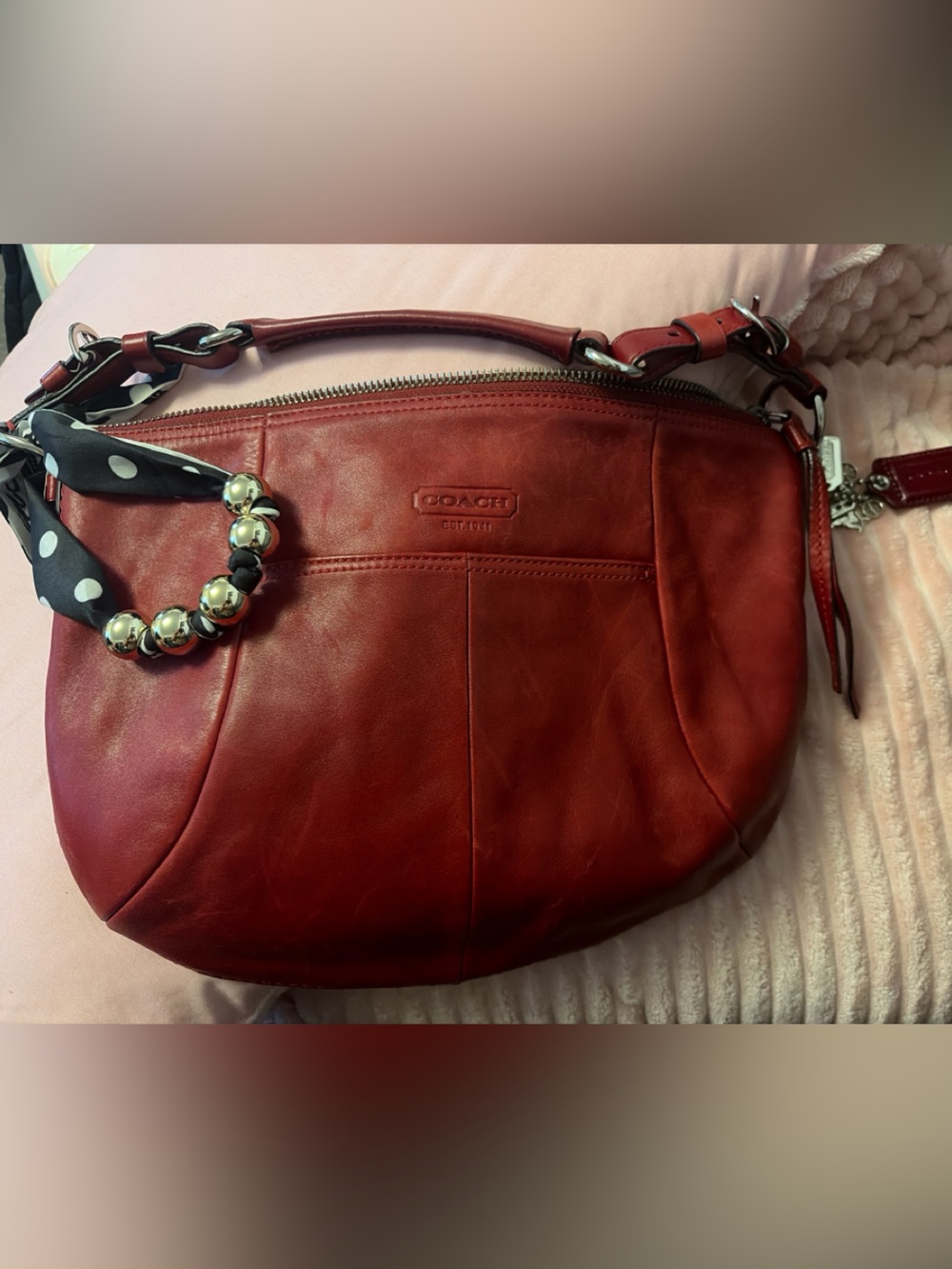COACH Red Leather